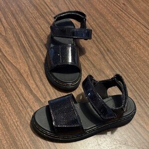 Dr Martens Size 3 Romi J Cosmic Glitter Sandals Purple Sparkle